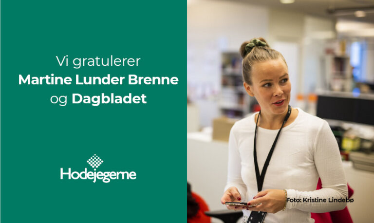 Martine Lunder Brenne blir ny utviklingsredaktør i Dagbladet