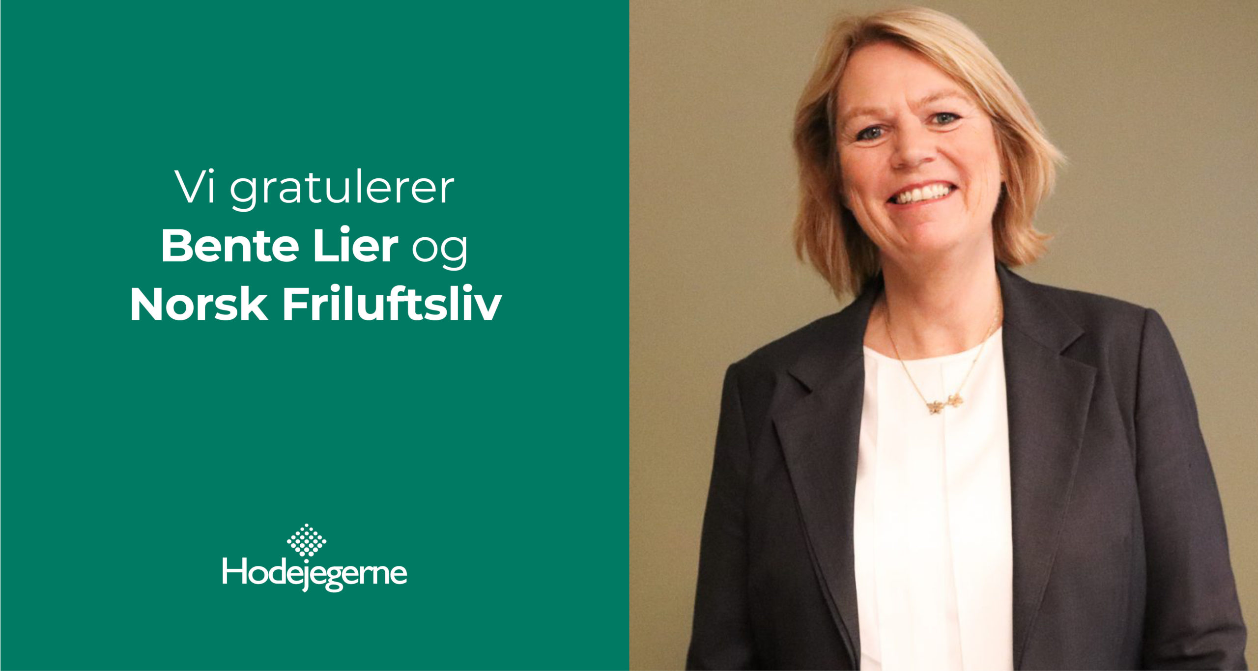Bente Lier blir ny generalsekretær i Norsk Friluftsliv
